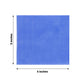 50 Pack 5"x5" Royal Blue Soft 2-Ply Disposable Cocktail Napkins, Paper Beverage Napkins - 18 GSM
