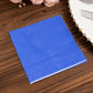 50 Pack 5"x5" Royal Blue Soft 2-Ply Disposable Cocktail Napkins, Paper Beverage Napkins - 18 GSM