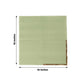 50 Pack Sage Green Disposable Cocktail Napkins with Gold Foil Edge, Soft 2 Ply Paper Beverage Napkins - 5"x5"