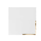50 Pack White Disposable Cocktail Napkins with Gold Foil Edge, Soft 2 Ply Paper Beverage Napkins - 5"x5"
