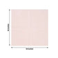 20 Pack Blush Linen-Feel Cocktail Napkins, Premium Cloth-Like Airlaid Paper Beverage Napkins, Disposable Soft and Absorbent Hand Towels