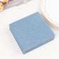 20 Pack Dusty Blue Linen-Feel Cocktail Napkins, Premium Cloth-Like Airlaid Paper Beverage Napkins, Disposable Soft and Absorbent Hand Towels