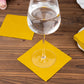 20 Pack Gold Linen-Feel Cocktail Napkins, Premium Cloth-Like Airlaid Paper Beverage Napkins, Disposable Soft and Absorbent Hand Towels