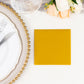 20 Pack Gold Linen-Feel Cocktail Napkins, Premium Cloth-Like Airlaid Paper Beverage Napkins, Disposable Soft and Absorbent Hand Towels