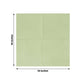 20 Pack Sage Green Linen-Feel Cocktail Napkins, Premium Cloth-Like Airlaid Paper Beverage Napkins, Disposable Soft and Absorbent Hand Towels