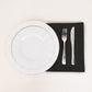 5 Pack Black Cotton Blend Cloth Napkins, Washable Reusable Table Dinner Napkins - 20"x20"