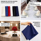 Royal blue cotton blend cloth napkin, washable and reusable, 20"x20".