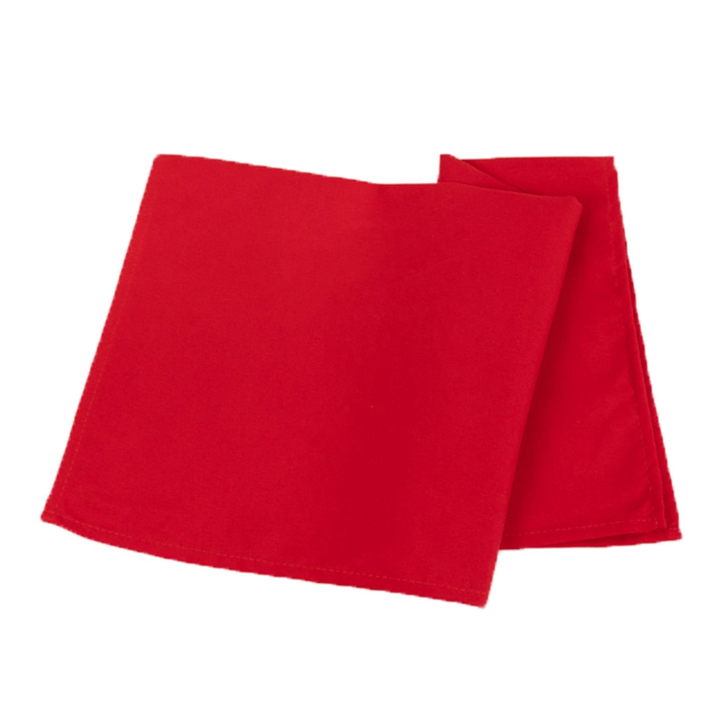 5 Pack Red Cotton Blend Cloth Napkins, Washable Reusable Table Dinner Napkins - 20"x20"