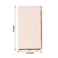 50 Pack Blush Soft 2 Ply Disposable Party Napkins with Gold Foil Edge, Dinner Paper Napkins
