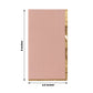 50 Pack Dusty Rose Soft 2 Ply Disposable Party Napkins with Gold Foil Edge, Dinner Paper Napkins