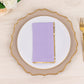 50 Pack Lavender Soft 2 Ply Disposable Party Napkins with Gold Foil Edge, Dinner Paper Napkins