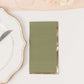 50 Pack Dusty Sage Green Soft 2 Ply Disposable Party Napkins with Gold Foil Edge, Dinner Paper Napkins