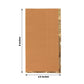 50 Pack Terracotta Soft 2 Ply Disposable Party Napkins with Gold Foil Edge, Dinner Paper Napkins