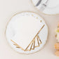 50 Pack White Soft 2 Ply Disposable Party Napkins with Gold Foil Edge, Dinner Paper Napkins
