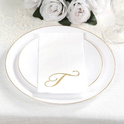 Monogram "T" Table Décor Ideas