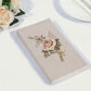 20 Pack Vintage Pink Ivory Rose Print Disposable Napkins, Soft 2-Ply Elegant Garden Party Style Paper Dinner Napkins