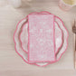 25 Pack Pink 2-Ply Disposable Party Napkins in French Toile Pattern, Highly Absorbent Soft Disposable Dinner Napkins
