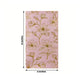 50 Pack Dusty Rose 2-Ply Paper Party Napkins with Gold Magnolia Flowers Print, Highly Absorbent Soft Disposable Dinner Napkins