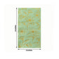 50 Pack Sage Green 2-Ply Paper Party Napkins with Gold Magnolia Flowers Print, Highly Absorbent Soft Disposable Dinner Napkins