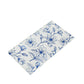 50 Pack White 2-Ply Paper Party Napkins with Blue Magnolia Flowers Print, Highly Absorbent Soft Disposable Dinner Napkins