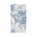 Matte blue french toile pattern