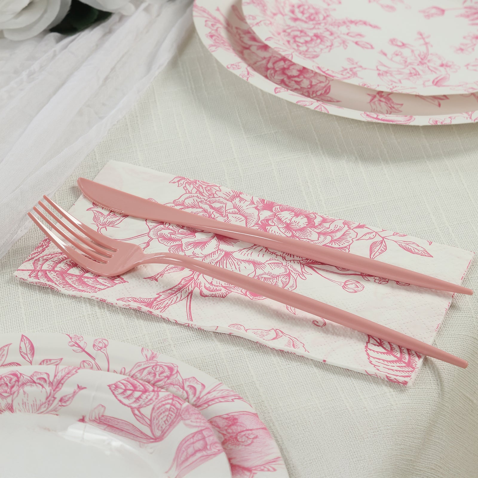 50 Pack 2-Ply Paper Party Napkins - Thumbnail 2