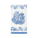 Royal blue damask