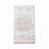 White pink damask floral pattern