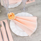 20 Pack Blush Linen-Feel Paper Napkins, Premium Cloth-Like Airlaid Dinner Napkins, Disposable Soft and Absorbent Guest Towels