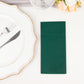 20 Pack Hunter Emerald Green Linen-Feel Paper Napkins, Premium Cloth-Like Airlaid Dinner Napkins, Disposable Soft and Absorbent Guest Towels