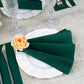 20 Pack Hunter Emerald Green Linen-Feel Paper Napkins, Premium Cloth-Like Airlaid Dinner Napkins, Disposable Soft and Absorbent Guest Towels