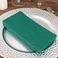 20 Pack Hunter Emerald Green Linen-Feel Paper Napkins, Premium Cloth-Like Airlaid Dinner Napkins, Disposable Soft and Absorbent Guest Towels
