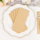 20 Pack Natural Linen-Feel Paper Napkins, Premium Cloth-Like Airlaid Dinner Napkins, Disposable Soft and Absorbent Guest Towels