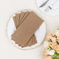20 Pack Taupe Linen-Feel Paper Napkins, Premium Cloth-Like Airlaid Dinner Napkins, Disposable Soft a