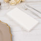 20 Pack White Linen-Feel Paper Napkins, Premium Cloth-Like Airlaid Dinner Napkins, Disposable Soft and Absorbent Guest Towels