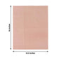 50 Pack 2 Ply Dusty Rose Soft Disposable Party Napkins, Wedding Reception Dinner Paper Napkins