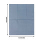 50 Pack 2 Ply Dusty Blue Soft Disposable Party Napkins, Wedding Reception Dinner Paper Napkins