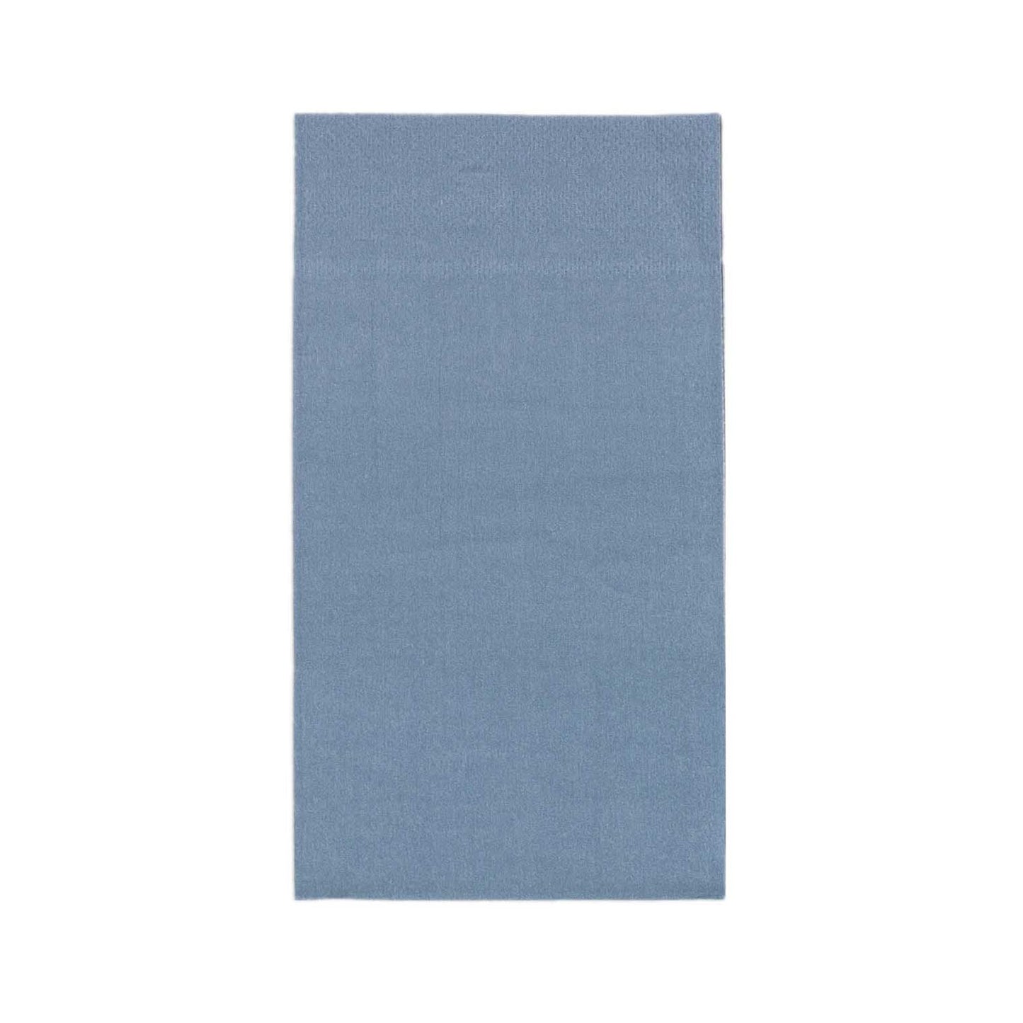 50 Pack 2 Ply Soft Dusty Blue Disposable Party Napkins, Wedding Reception Dinner Paper Napkins