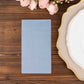 50 Pack 2 Ply Dusty Blue Soft Disposable Party Napkins, Wedding Reception Dinner Paper Napkins