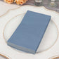 50 Pack 2 Ply Dusty Blue Soft Disposable Party Napkins, Wedding Reception Dinner Paper Napkins