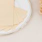 50 Pack 2 Ply Beige Soft Disposable Party Napkins, Wedding Reception Dinner Paper Napkins