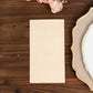50 Pack 2 Ply Beige Soft Disposable Party Napkins, Wedding Reception Dinner Paper Napkins