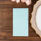 50 Pack 2 Ply Baby Blue Soft Disposable Party Napkins, Wedding Reception Dinner Paper Napkins