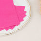 50 Pack 2 Ply Fuchsia Soft Disposable Party Napkins, Wedding Reception Dinner Paper Napkins