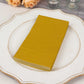 50 Pack 2 Ply Gold Soft Disposable Party Napkins, Wedding Reception Dinner Paper Napkins