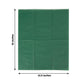 50 Pack 2 Ply Hunter Emerald Green Soft Disposable Party Napkins, Wedding Reception Dinner Paper Napkins