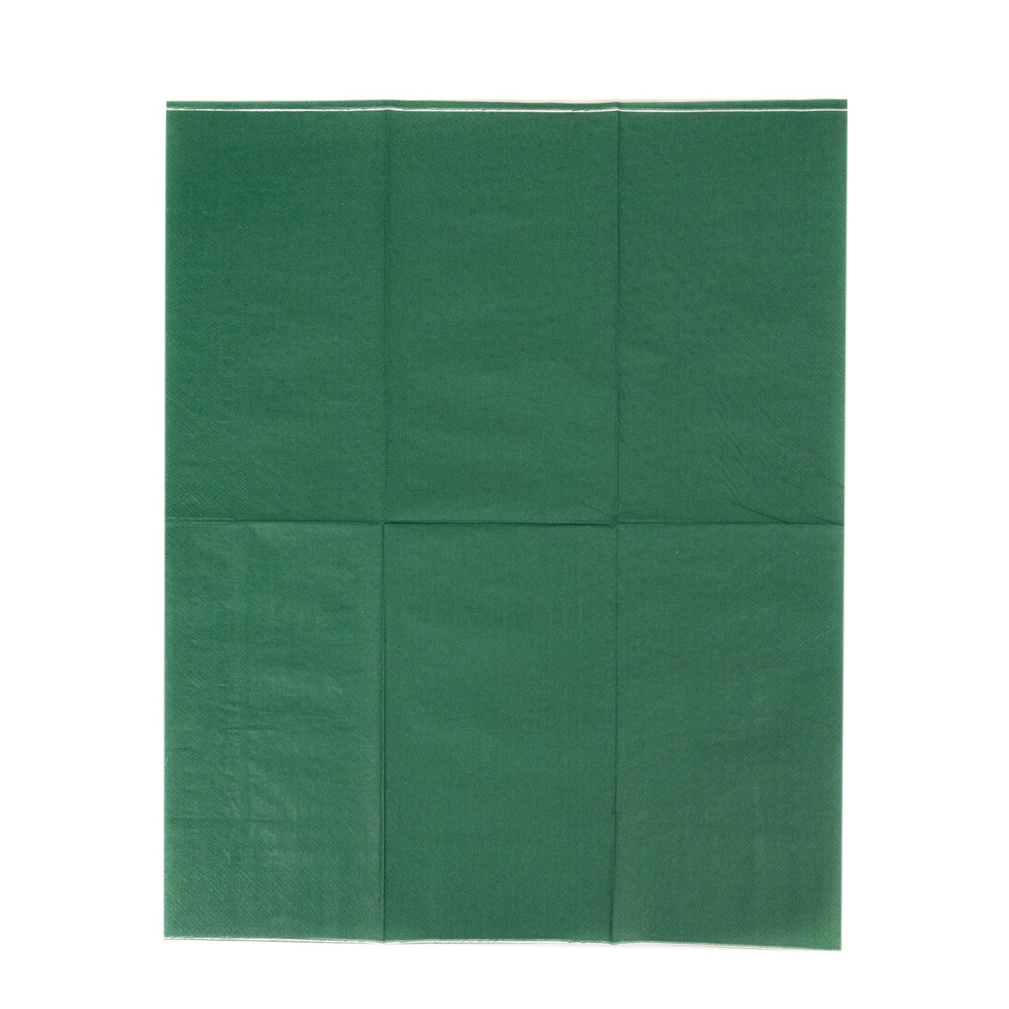 50 Pack 2 Ply Soft Hunter Emerald Green Wedding Reception Dinner Paper Napkins, Cocktail Beverage Party Napkins