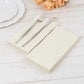 50 Pack 2 Ply Ivory Soft Disposable Party Napkins, Wedding Reception Dinner Paper Napkins