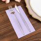50 Pack 2 Ply Lavender Lilac Soft Disposable Party Napkins, Wedding Reception Dinner Paper Napkins