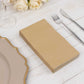 50 Pack 2 Ply Natural Soft Disposable Party Napkins, Wedding Reception Dinner Paper Napkins
